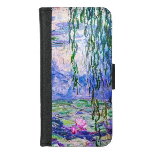 Claude Monet _ Water Lilies  Nympheas 1919 iPhone 87 Wallet Case