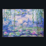 Claude Monet - Water Lilies / Nympheas 1919 Kitchen Towel<br><div class="desc">Water Lilies / Nympheas (W.1852) - Claude Monet,  Oil on Canvas,  1916-1919</div>