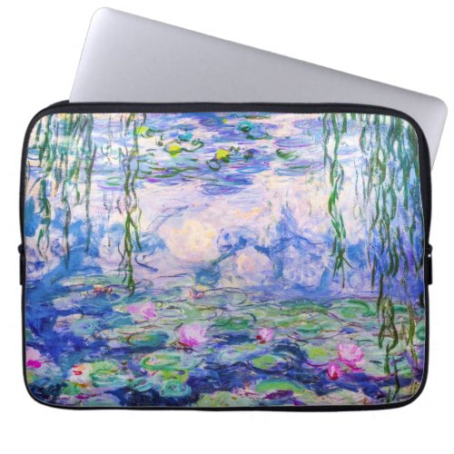 Claude Monet _ Water Lilies  Nympheas 1919 Laptop Sleeve