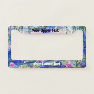 Claude Monet - Water Lilies / Nympheas 1919 License Plate Frame