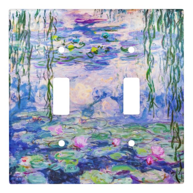 Claude Monet - Water Lilies / Nympheas 1919 Light Switch Cover (Front)