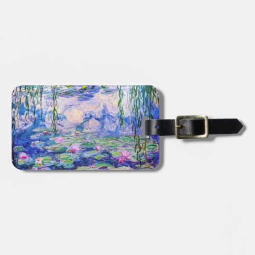 Claude Monet _ Water Lilies  Nympheas 1919 Luggage Tag