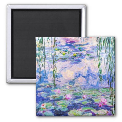 Claude Monet _ Water Lilies  Nympheas 1919 Magnet