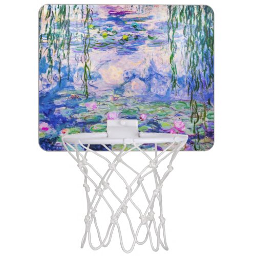 Claude Monet _ Water Lilies  Nympheas 1919 Mini Basketball Hoop