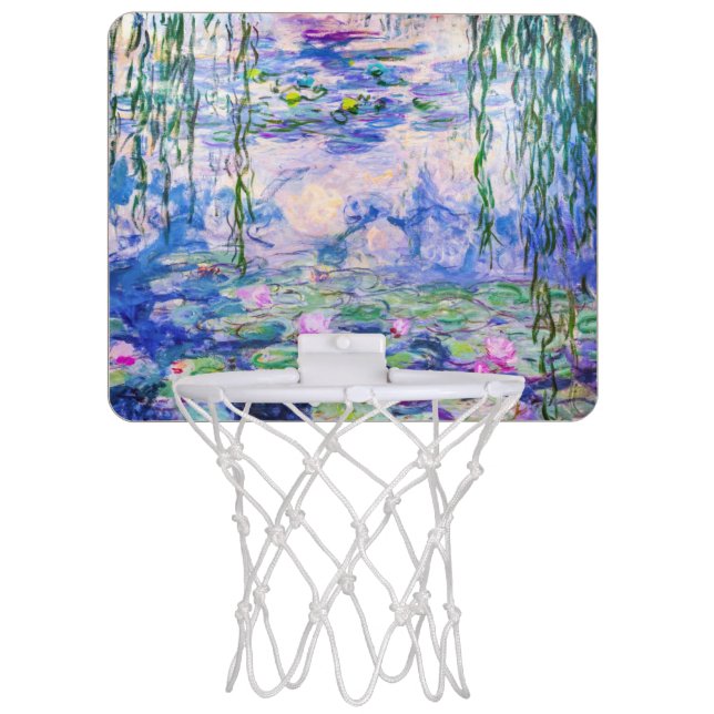 Claude Monet - Water Lilies / Nympheas 1919 Mini Basketball Hoop (Front)