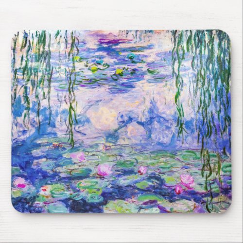 Claude Monet _ Water Lilies  Nympheas 1919 Mouse Pad