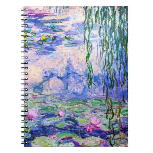 Claude Monet _ Water Lilies  Nympheas 1919 Notebook
