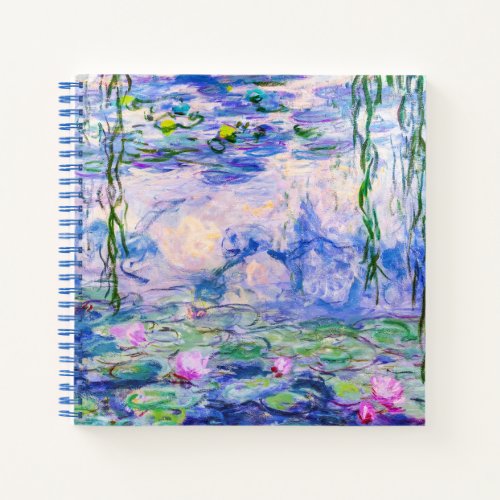 Claude Monet _ Water Lilies  Nympheas 1919 Notebook