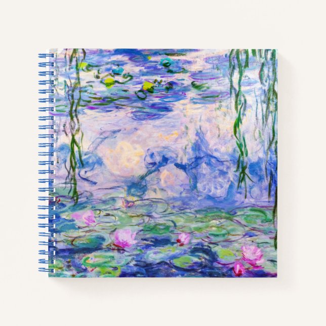 Claude Monet - Water Lilies / Nympheas 1919 Notebook (Front)