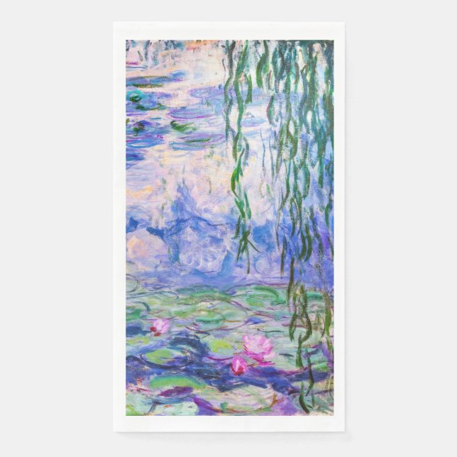 Claude Monet - Water Lilies / Nympheas 1919 Paper Guest Towels (Front)