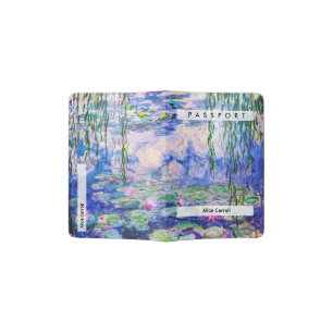 Claude Monet - Water Lilies / Nympheas 1919 Passport Holder