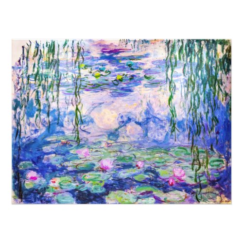 Claude Monet _ Water Lilies  Nympheas 1919 Photo Print