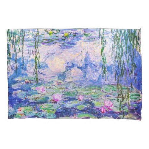 Claude Monet _ Water Lilies  Nympheas 1919 Pillow Case