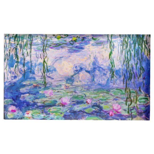 Claude Monet - Water Lilies / Nympheas 1919 Place Card Holder (Front)