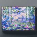 Claude Monet - Water Lilies / Nympheas 1919 Plaque<br><div class="desc">Water Lilies / Nympheas (W.1852) - Claude Monet,  Oil on Canvas,  1916-1919</div>