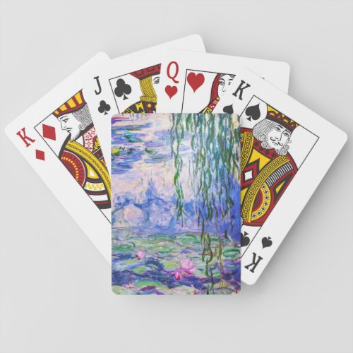 Claude Monet _ Water Lilies  Nympheas 1919 Playing Cards