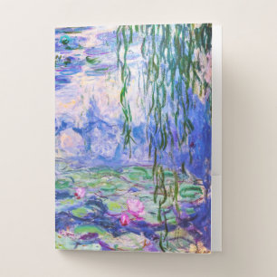Claude Monet - Water Lilies / Nympheas 1919 Pocket Folder