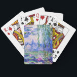 Claude Monet - Water Lilies / Nympheas 1919 Poker Cards<br><div class="desc">Water Lilies / Nympheas (W.1852) - Claude Monet,  Oil on Canvas,  1916-1919</div>