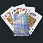 Claude Monet - Water Lilies / Nympheas 1919 Poker Cards<br><div class="desc">Water Lilies / Nympheas (W.1852) - Claude Monet,  Oil on Canvas,  1916-1919</div>