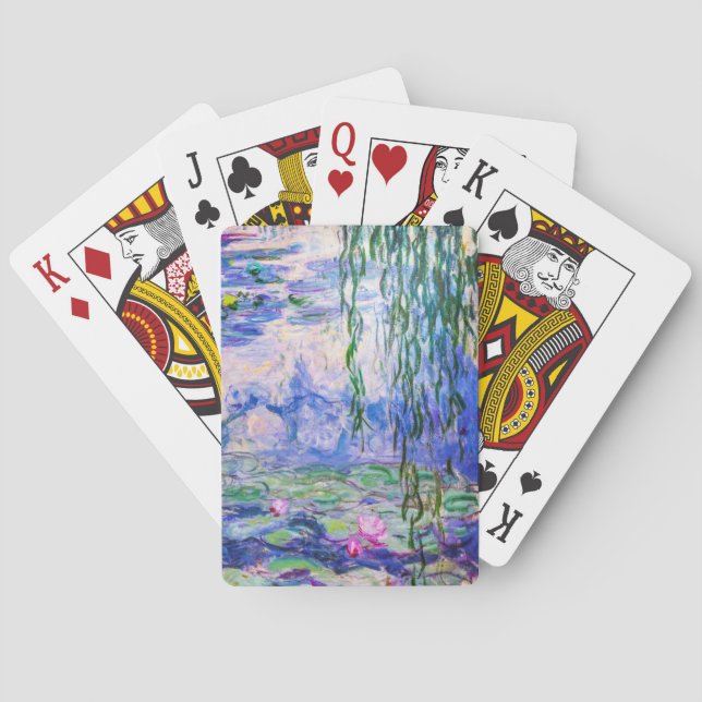 Claude Monet - Water Lilies / Nympheas 1919 Poker Cards (Back)