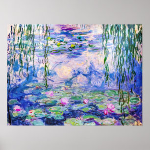 Claude Monet - Water Lilies / Nympheas 1919 Poster