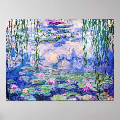Claude Monet _ Water Lilies  Nympheas 1919 Poster