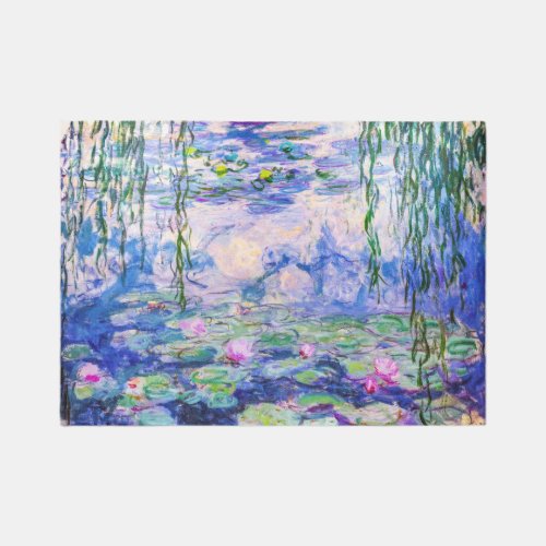 Claude Monet _ Water Lilies  Nympheas 1919 Rug