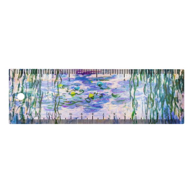 Claude Monet - Water Lilies / Nympheas 1919 Ruler (Front)