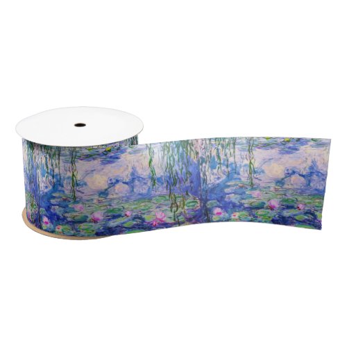 Claude Monet _ Water Lilies  Nympheas 1919 Satin Ribbon