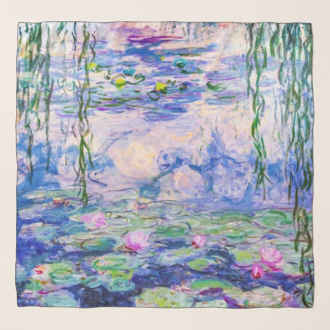 Claude Monet - Water Lilies / Nympheas 1919 Scarf (Front)