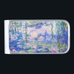 Claude Monet - Water Lilies / Nympheas 1919 Silver Finish Money Clip<br><div class="desc">Water Lilies / Nympheas (W.1852) - Claude Monet,  Oil on Canvas,  1916-1919</div>