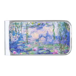 Claude Monet - Water Lilies / Nympheas 1919 Silver Finish Money Clip
