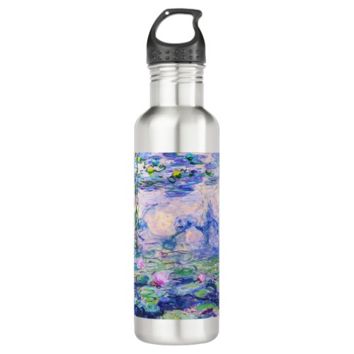 Claude Monet _ Water Lilies  Nympheas 1919 Stainless Steel Water Bottle