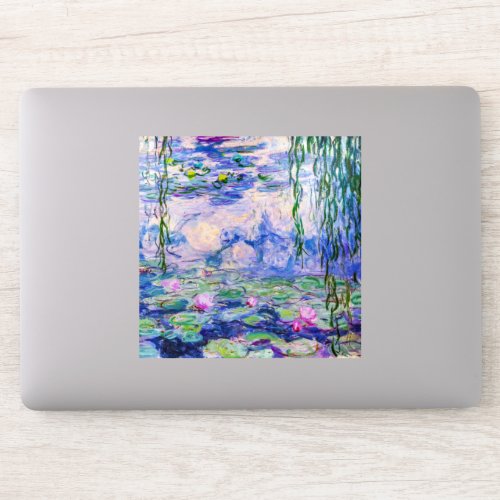 Claude Monet _ Water Lilies  Nympheas 1919 Sticker