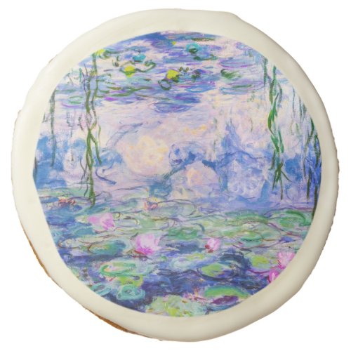 Claude Monet _ Water Lilies  Nympheas 1919 Sugar Cookie