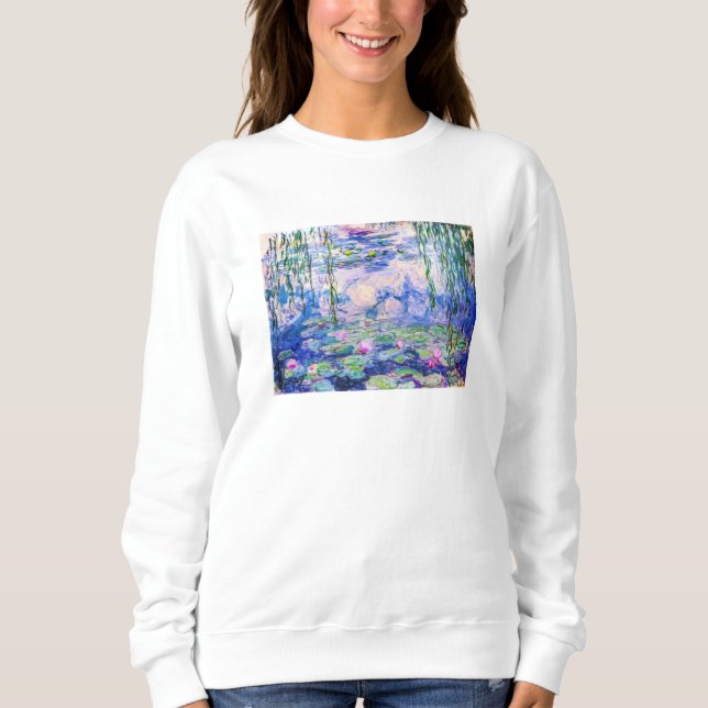 Claude Monet - Water Lilies / Nympheas 1919 Sweatshirt (Front)