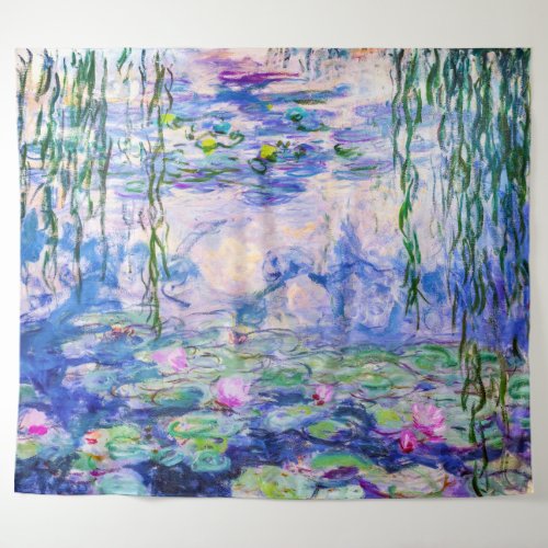 Claude Monet _ Water Lilies  Nympheas 1919 Tapestry