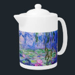 Claude Monet - Water Lilies / Nympheas 1919 Teapot<br><div class="desc">Water Lilies / Nympheas (W.1852) - Claude Monet,  Oil on Canvas,  1916-1919</div>