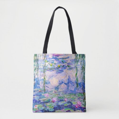 Claude Monet _ Water Lilies  Nympheas 1919 Tote Bag