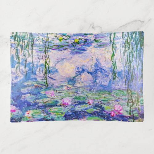 Claude Monet _ Water Lilies  Nympheas 1919 Trinket Tray