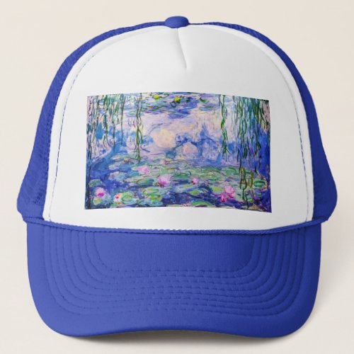 Claude Monet _ Water Lilies  Nympheas 1919 Trucker Hat