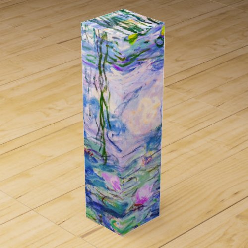 Claude Monet _ Water Lilies  Nympheas 1919 Wine Box