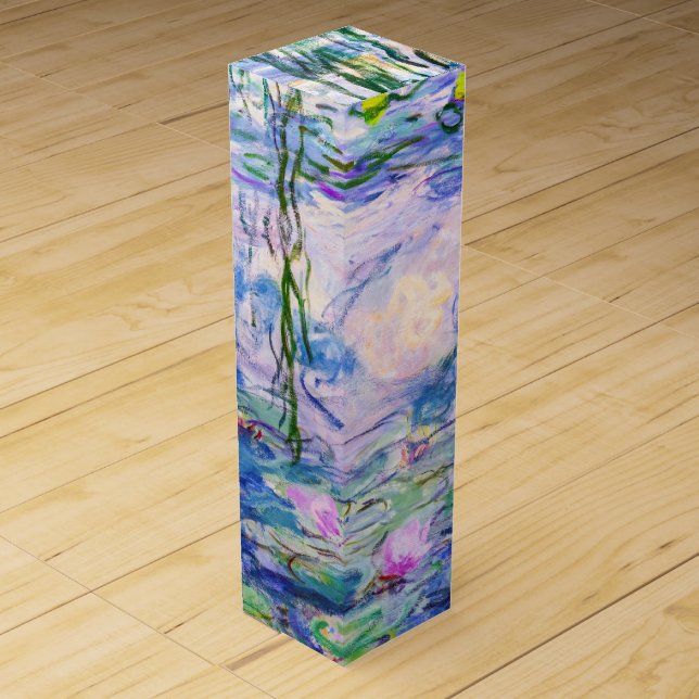 Claude Monet - Water Lilies / Nympheas 1919 Wine Box (Front)