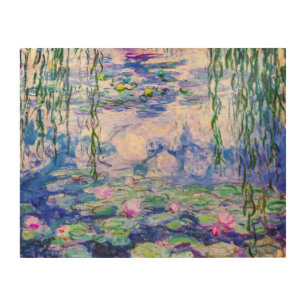 Claude Monet - Water Lilies / Nympheas 1919 Wood Wall Art