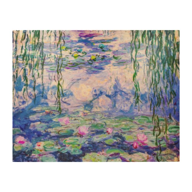 Claude Monet - Water Lilies / Nympheas 1919 Wood Wall Art (Front)