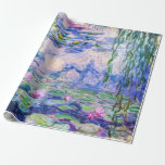 Claude Monet - Water Lilies / Nympheas 1919 Wrapping Paper<br><div class="desc">Water Lilies / Nympheas (W.1852) - Claude Monet,  Oil on Canvas,  1916-1919</div>