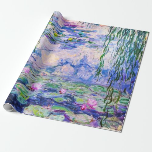 Claude Monet _ Water Lilies  Nympheas 1919 Wrapping Paper