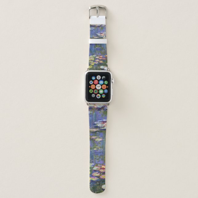 Claude Monet - Water Lilies / Nympheas Apple Watch Band (Front)