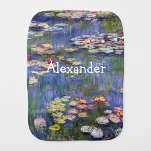 Claude Monet - Water Lilies / Nympheas Baby Burp Cloth