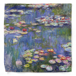 Claude Monet - Water Lilies / Nympheas Bandana